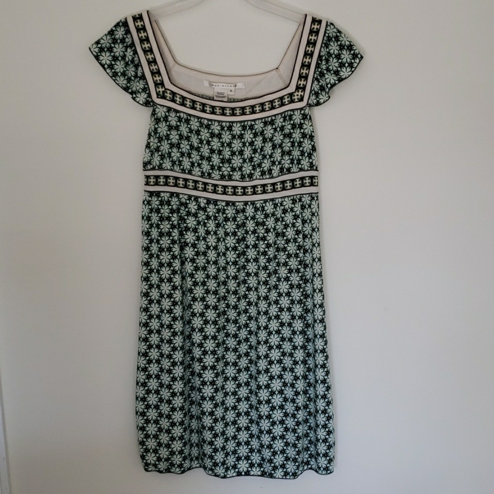 Max Studio Green Floral Dress